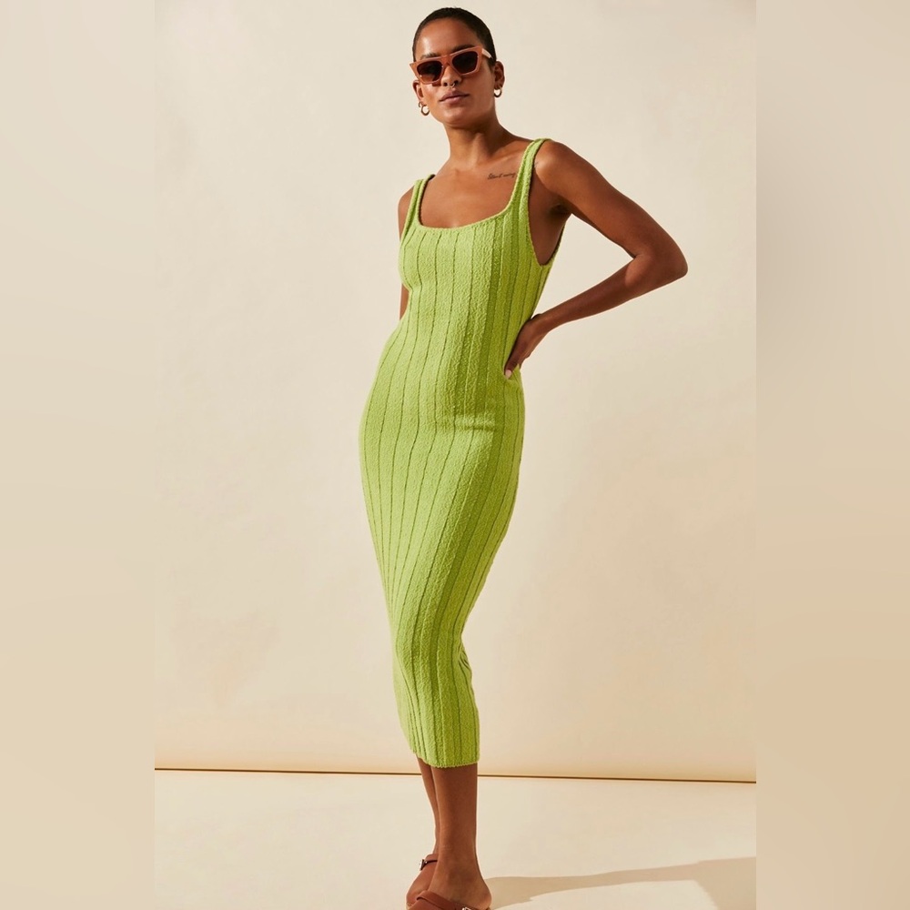 Free People Knit Midi Dress size M